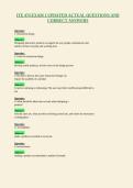 ITE 474 EXAM 1 UPDATED ACTUAL QUESTIONS AND&NewLine;CORRECT ANSWERS