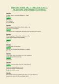 ITIS 3130 - FINAL EXAM UPDATED ACTUAL&NewLine;QUESTIONS AND CORRECT ANSWERS