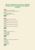 ITIS 3130 - HEURISTIC EVALUATION - MIDTERM&NewLine;UPDATED ACTUAL QUESTIONS AND CORRECT&NewLine;ANSWERS