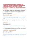 ATI MEDICAL-SURGICAL PROCTORED EXAM BRAND NEW &NewLine;VERSION 2027-2028 Q&A EXAM -PRACTICE QUESTIONS AND &NewLine;ANSWERS PLUS DETAILED RATIONALES &vert; COMPLETE &NewLine;STUDYGUIDE&vert; GUARANTEED PASS &vert; DOWNLOAD INSTANT PDF &NewLine;2027-2028