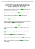 USPAP EXAM&comma; FINAL EXAM&comma; PRACTICE EXAM AND COURSE &NewLine;EXAM LATEST ACTUAL EXAM TEST WITH QUESTIONS AND &NewLine;CORRECT DETAILED ANSWERS &vert; GRADED A&plus; 