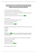 USPAP EXAM&comma; FINAL EXAM&comma; PRACTICE EXAM AND COURSE &NewLine;EXAM LATEST ACTUAL EXAM TEST WITH QUESTIONS AND &NewLine;CORRECT DETAILED ANSWERS &vert; GRADED A&plus; 