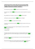 USPAP EXAM&comma; FINAL EXAM&comma; PRACTICE EXAM AND COURSE &NewLine;EXAM LATEST ACTUAL EXAM TEST WITH QUESTIONS AND &NewLine;CORRECT DETAILED ANSWERS &vert; GRADED A&plus; 