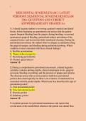 HESI DENTAL HYGIENE EXAM 2 LATEST &NewLine;VERSIONS 2026&sol;DENTAL HYGIENE HESI EXAM &NewLine;200&plus; QUESTIONS AND CORRECT &NewLine;ANSWERS&vert;ALREADY GRADED A&plus;