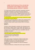  LMRT STATE EXAM ACTUAL EXAM 200 &NewLine;QUESTIONS AND CORRECT DETAILED &NewLine;ANSWERS&vert;AGRADE &lpar;NEWEST VERSION 