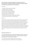 BARKLEY DRT PMHNP &vert; PRAGNOSTIC READINESS TEST PSYCHIATRIC MENTAL HEALTH&NewLine;PRACTITIONER EXAM &ndash; QUESTIONS AND ANSWERS &vert; VERIFIED AND WELL DETAILED ANSWERS &vert;&NewLine;PLUS RATIONALES &vert; GUARANTEED PASS &vert; LATEST EXAM UPDATE