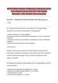 NR 602&sol;NR602 Midterm Childbearing Childrearing Family Exam Blueprint Actual 2026&sol;2027 with Detailed Rationales &vert; 100&percnt; Verified &vert; Pass Guaranteed