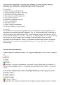 CHM 101 EXAM 1 DONOVAN&rsqb; &ndash; QUESTIONS AND ANSWERS &vert; VERIFIED AND WELL DETAILED&NewLine;ANSWERS &vert; PLUS RATIONALES &vert; GUARANTEED PASS &vert; LATEST EXAM UPDATE&NewLine;