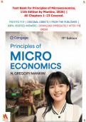 Test Bank for Principles of Microeconomics&comma; 11th Edition by Mankiw&comma; 2026&period;&vert; All Chapters 1&ndash;23 Covered&vert;Latest update&comma; Graded A&plus;&period;