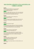 ISDS CHAPTER 3 UPDATED ACTUAL QUESTIONS AND&NewLine;CORRECT ANSWERS