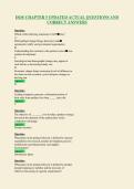 ISDS CHAPTER 5 UPDATED ACTUAL QUESTIONS AND&NewLine;CORRECT ANSWERS