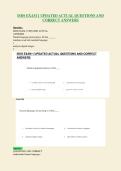 ISDS EXAM 1 UPDATED ACTUAL QUESTIONS AND&NewLine;CORRECT ANSWERS