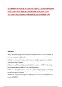 MODERN NUTRITION IN HEALTH AND DISEASE 12TH EDITION EXAM BANK &lpar;2026&sol;2027 UPDATE&rpar; &ndash; 200 ADVANCED BOARD-STYLE QUESTIONS WITH VERIFIED ANSWERS & FULL EXPLANATIONS