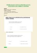 ISM4011 EXAM 3 &lpar;CH 9-12&rpar; UPDATED ACTUAL&NewLine;QUESTIONS AND CORRECT ANSWERS
