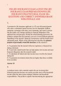 PSI LIFE INSURANCE EXAM LATEST&sol; PSI LIFE &NewLine;INSURANCE EXAM PREPARATION&sol;PSI LIFE &NewLine;INSURANCE PRACTICE REAL EXAM 180&plus; &NewLine;QUESTIONS AND CORRECT ANSWERS