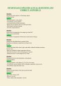 ISP 205 EXAM 2 UPDATED ACTUAL QUESTIONS AND&NewLine;CORRECT ANSWERS &lpar;2&rpar;