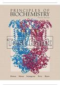 Test Bank for Principles of Biochemistry 4th Edition by Horton&comma; Moran&comma; Scrimgeour&comma; Perry & Rawn &lpar;Chapters 1&ndash;23 Complete&rpar;