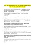 Sere Post Test with all Correct & 100&percnt; Verified Answers &vert;Latest Version &vert;Already Graded A&plus;