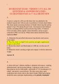 RN HESI EXIT EXAM - VERSION 3 &lpar;V3&rpar; ALL 200 &NewLine;QUESTIONS & ANSWERS INCLUDED - &NewLine;GUARANTEED PASS A&plus;&excl;&excl;&excl; ALL BRAND NEW