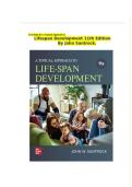 Test Bank A Topical Approach to Lifespan Development 11th &NewLine;Edition John W&period; Santrock ISBN 9781265179380 Questions and &NewLine;Answers A&plus;