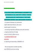 ATI RN Capstone Proctored Comprehensive Assessment 2019 B Test Bank &vert; Updated 2023 &vert; NGN Questions & Answers &vert; Complete Study Guide