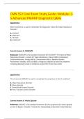 CMN 552 Final Exam Study Guide&colon; Modules 1-5 Advanced PMHNP Diagnostic Q&As