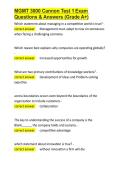 MGMT 3000 Cannon Test 1 Exam Questions & Answers &lpar;Grade A&plus;&rpar;&period;docx&NewLine;&NewLine;