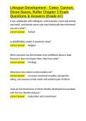 Lifespan Development - Coker&comma; Cannon&comma; Dixon-Saxon&comma; Roller Chapter 3 Exam Questions & Answers &lpar;Grade A&plus;&rpar;&period;docx&NewLine;&NewLine;