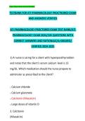 ATI Pharmacology Proctored Exam Test Bank &vert; Questions and Answers with Rationales &vert; Latest Updated 2025&ndash;2026 &vert; Nursing Exam Preparation