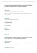 SCRN EXAM WITH QUESTIONS AND ANSWERS WITH COMPLETE &NewLine;SOLUTIONS &vert; 2026&sol;2027 LATEST UPDATE &vert; GRADED A&plus;