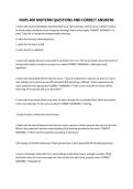 NURS 400 MIDTERM QUESTIONS AND CORRECT ANSWERS