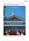 Test Bank &ndash; Essentials of Accounting for Governmental and Not-for-Profit Organizations 14th Edition&NewLine;Paul A&period; Copley &vert; All Chapters Included &vert; Comprehensive Questions & Answers &vert; Rated A&plus;