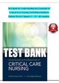Test Bank for Understanding the Essentials of Critical Care Nursing 3rd Edition Kathleen Quimet Perrin Chapters 1 &ndash; 19 &ndash; all complete 2026&vert;2027