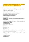 UHC AARP Certification  actual Assessment 2027 &vert; Complete &NewLine;Practice Questions&comma; Answers & Detailed Rationale 