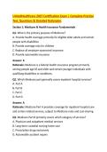 UnitedHealthcare 2027 Certification Exam &vert; Complete Practice &NewLine;Test&comma; Questions & Detailed Rationales  