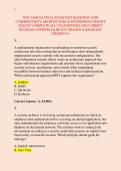 WGU D488 OA FINAL EXAM TEST BANK&sol;WGU D488 &NewLine;CYBERSECURITY ARCHITECTURE & ENGINEERING NEWEST &NewLine;2026&sol;2027 COMPLETE ALL 230 QUESTIONS AND CORRECT &NewLine;DETAILED ANSWERS &vert;ALREADY GRADED A&plus;&vert;&vert;ALREADY &NewLine;GRADED A&plus;