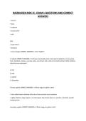 RASMUSSEN MDC III - EXAM 1 QUESTIONS AND CORRECT ANSWERS