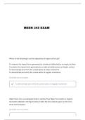MEEN 345 EXAM 1 QUESTIONS AND VERIFIED ANSWERS