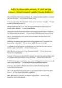 PMKEE E-6 Exam with all Correct & 100&percnt; Verified Answers &vert;Actual Complete Update &vert;Already Graded A&plus;