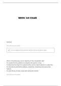 MEEN 345 EXAM 1 QUESTIONS AND VERIFIED ANSWERS