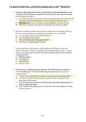 Test Bank for Nursing for Wellness in Older Adults 8th Edition Comprehensive Questions and Answers for Gerontological Nursing Course and Older Adult Nursing Subject
