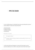 PPN 302 WEEK 2 QUESTIONS AND VERIFIED ANSWERS