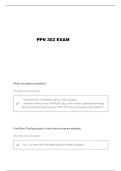 PPN 302 WEEK 8- PROGRAM PLANNING&comma; IMPLEMENTATION&comma; AND EVALUATION QUESTIONS AND VERIFIED ANSWERS