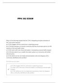 PPN 302 COMMUNITY MIDTERM QUESTIONS AND VERIFIED ANSWERS