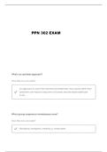 PPN 302 WEEK 1 QUESTIONS AND VERIFIED ANSWERS