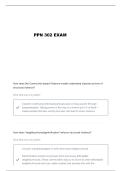 PPN 302 WEEK 4 QUESTIONS AND VERIFIED ANSWERS