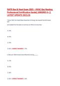 NATE EXAM&colon; CORE ESSENTIALS 2025 &NewLine;UPDATED ACTUAL EXAM WITH CORRECT &NewLine;SOLUTIONS