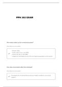 PPN 302 WEEK 5 QUESTIONS AND VERIFIED ANSWERS
