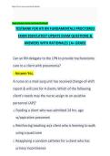 ATI RN Fundamentals Proctored Exam Test Bank &vert; Latest 2025&ndash;2026 Practice Questions&comma; Answers & Rationales &vert; RN Fundamentals Exam Prep