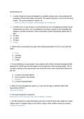 NUR 6130 Exam 2 &vert; 50 Questions and Answers &vert; William Patterson University